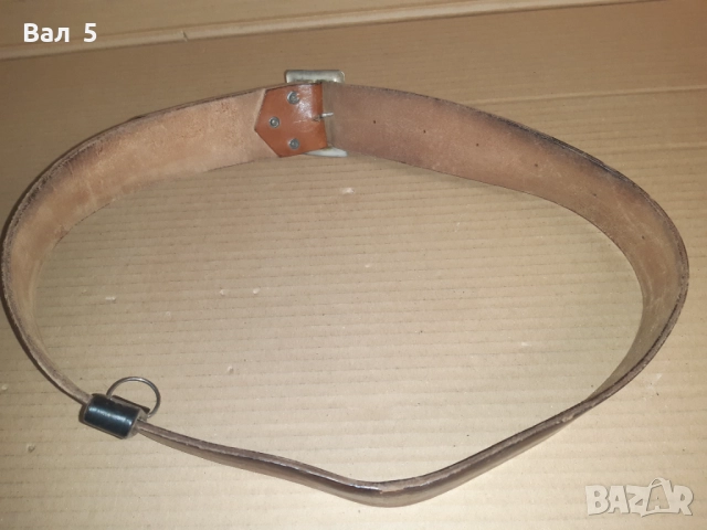 Стар широк кожен колан , униформа, снимка 4 - Антикварни и старинни предмети - 52010425