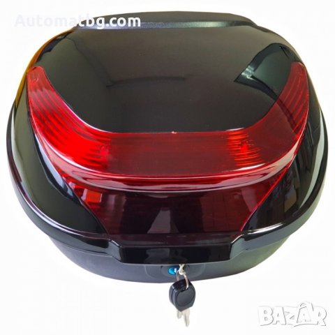 Куфар за мотор Automat, За 1 каска, 2086, Черен