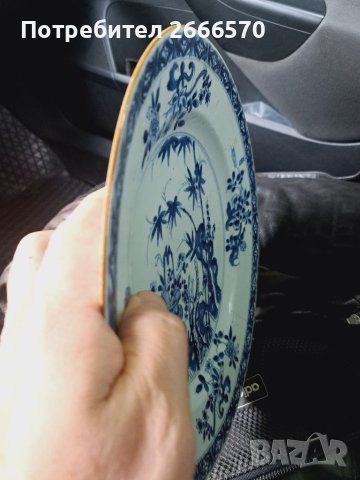 Китайска порцеланова чиния , снимка 5 - Антикварни и старинни предмети - 41270988