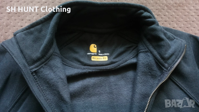 Carhartt Midweight Zip Front Sweatshirt K350 размер S Горница W4-334, снимка 12 - Суичъри - 51993825