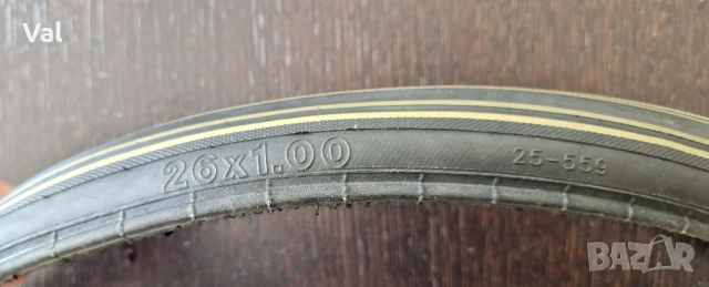 Нова сгъваема шосейна гума Hutchinson Elite Gold Тop Slick – 26 x 1”  (25х559) , снимка 5 - Велосипеди - 50404867