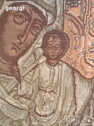 гоблен Казанската Мадона , снимка 3 - Гоблени - 49663634