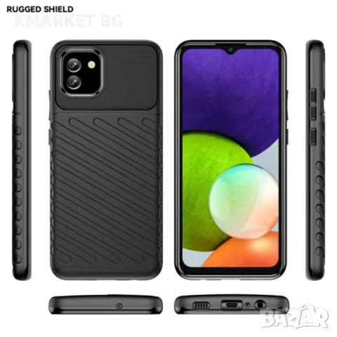 Samsung Galaxy A04e 4G / F04 4G / M04 4G Удароустойчив Twill Texture Калъф и Протектор, снимка 7 - Калъфи, кейсове - 48582087
