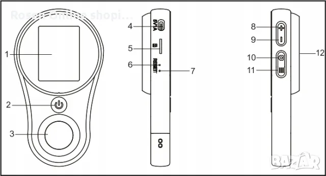 Ръчен цифров микроскоп (лупа) 500x увеличение, снимка 11 - Друга електроника - 48603620