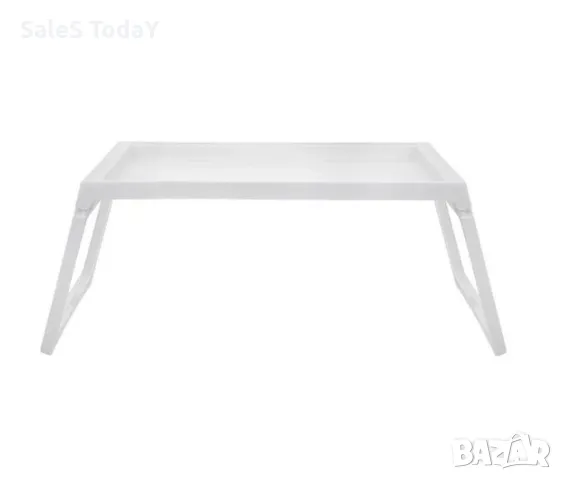 Помощна маса с крачета, Сгъваема масичка, поднос за легло, 54см, снимка 3 - Прибори за хранене, готвене и сервиране - 49347445