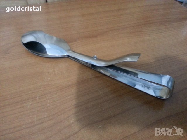 Ретро българска щипка за готвене сервиране алпака 