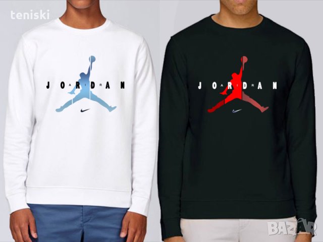  Качествени Суичъри Nike Air Jordan Принт Модели и размери 