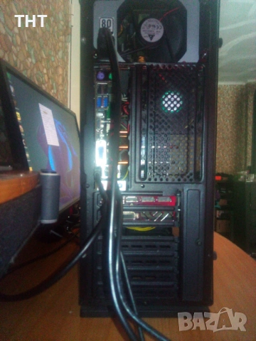 ГеймингPC i7 3770S-4с/8т/RX570-4gb/16gbDDR3/120ssd/1Tbhdd/475PSU, снимка 4 - Геймърски - 53294086