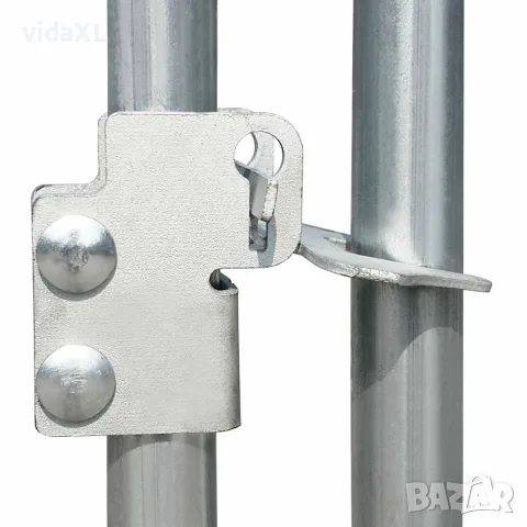 vidaXL Птичарник на открито, 2,75x2x1,92 м, поцинкована стомана, снимка 4 - За птици - 56146172