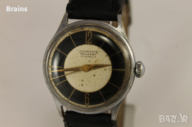 1960's JUNGHANS TRILASTIC Немски Ръчен Часовник, снимка 3 - Антикварни и старинни предмети - 40204339