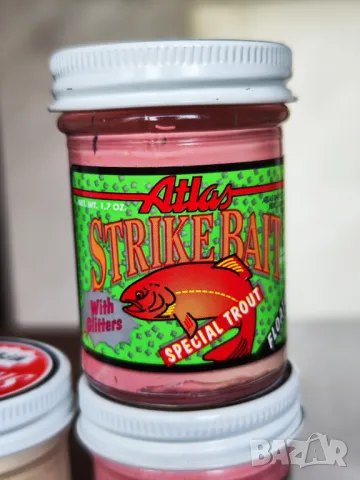 100 Броя Нови Американски Пасти за Пъстърва ATLAS, снимка 1