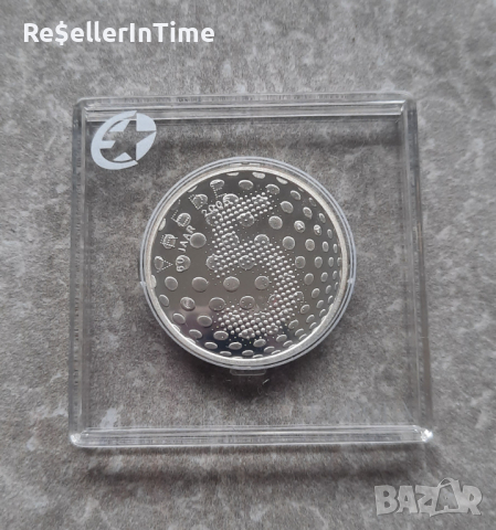 Възпоменателна сребърна монета 5 евро 60 години от Освобождението от Фашистка Германия, снимка 1