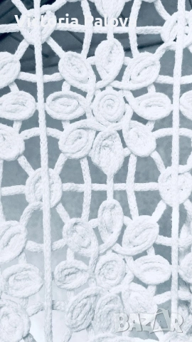 Елегантен Бял Crochet Елек от Drôle de Copine Paris, снимка 12 - Корсети, бюстиета, топове - 53740004