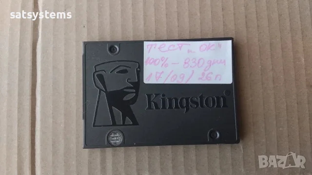 SSD Kingston SA400S37/120G 120GB SATA 6.0Gb/s , снимка 2 - Твърди дискове - 56169339
