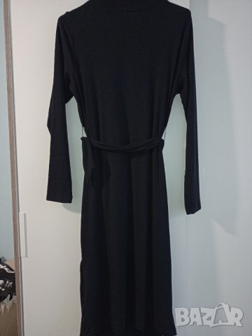 Рипсена рокля за бременни Л, снимка 2 - Дрехи за бременни - 34748154