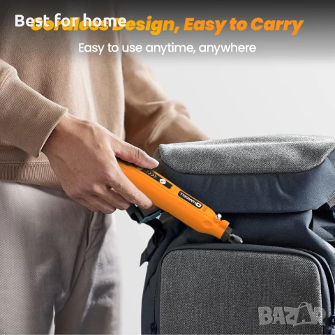 HARDELL Мини безжичен ротационен инструмент, комплект ротационни инструменти с 5 скорости , снимка 6 - Други инструменти - 53726818