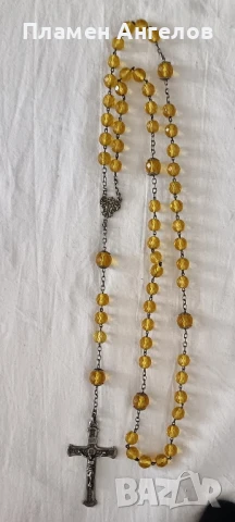 Розарий Антична молитвена броеница, снимка 3 - Антикварни и старинни предмети - 51309314