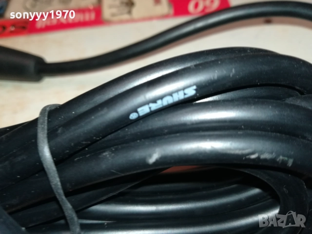 SHURE-КАБЕЛ ЗА МИКРОФОН 1911251024, снимка 17 - Микрофони - 52463111