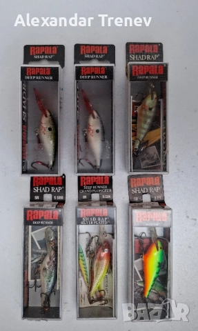Воблери Rapala-SR SSR GSR SRRS, снимка 2 - Такъми - 52425214