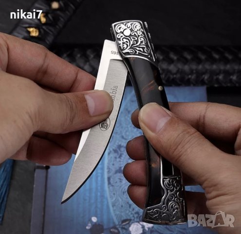 ловен нож сгъваем джобен за къмпинг Columbia A3207-A 23cM, снимка 8 - Ножове - 42081125