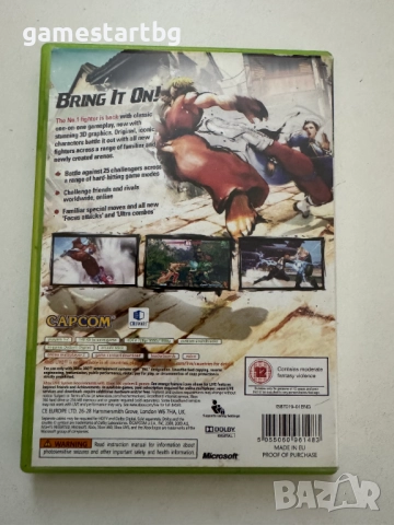   Street Fighter IV + The ties that bind bonus DVD за Xbox 360/Xbox one, снимка 2 - Игри за Xbox - 52341023