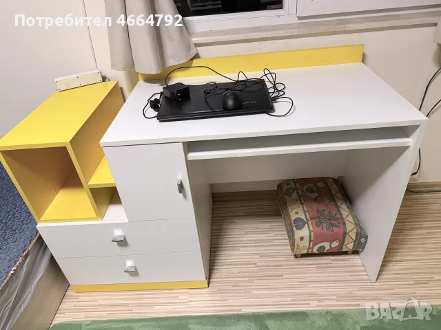 продавам комплект бюро и скрин , снимка 3 - Скринове - 56293809