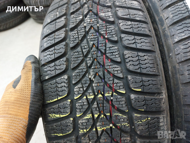 2 бр.зимни гуми Dunlop 205 45 17 dot 1118 Цената е за брой!, снимка 3 - Гуми и джанти - 44654073