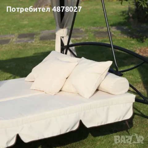 Луксозна градинска шатра с люлка и функция сън за пълен релакс, снимка 7 - Градински мебели, декорация  - 56060644