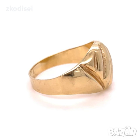 Златен дамски пръстен 2,63гр. 14кр. проба:585 размер:61 модел:33067-1, снимка 3 - Пръстени - 51040115