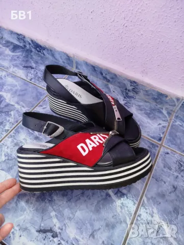 Дамски летни сандали DARIS  39н, снимка 3 - Маратонки - 50324583