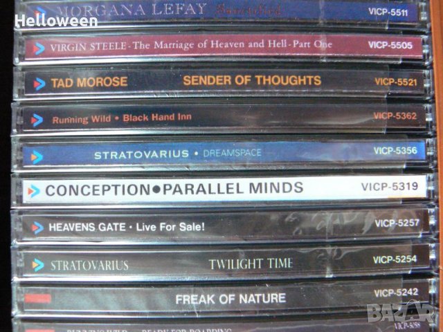 Японски CD- Helloween,Running Wild,Symphony X- Japan CD, снимка 14 - CD дискове - 42467553