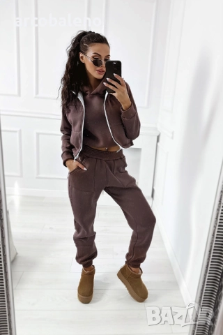 Дамски зимен комплект от 3 части анцуг Kaya, 6цвята , снимка 3 - Спортни екипи - 52817355