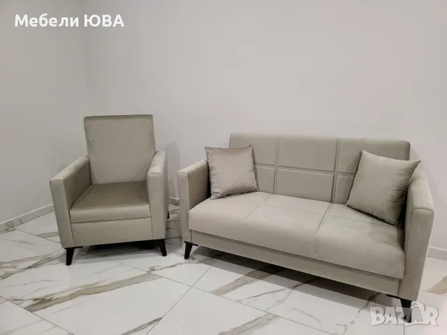 Промоция!Холова гарнитура 3+2+1, снимка 4 - Дивани и мека мебел - 48295924