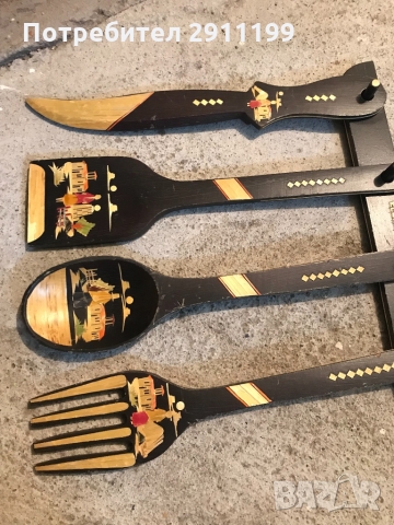 Сувенирни дървени прибори за кухня, снимка 3 - Аксесоари за кухня - 36089494