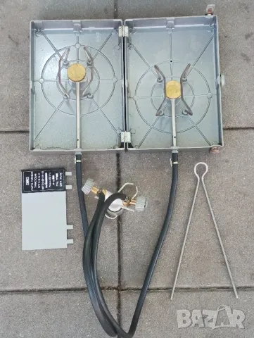 Газов туристически котлон, двоен, СССР. 