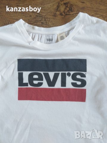 Levi's The Perfect Logo T-Shirt - страхотна дамска тениска , снимка 2 - Тениски - 41621876