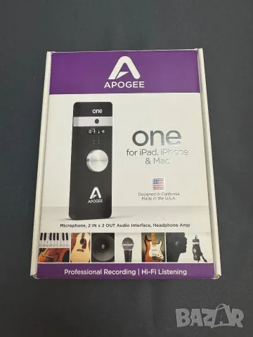 Apogee One - музикален интерфейс за китара / бас / микрофон