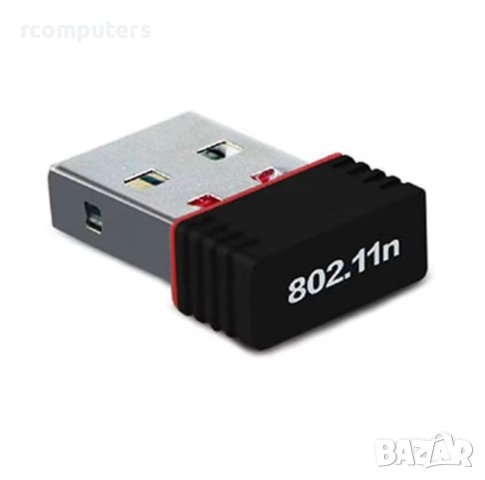 Мини USB Wi-Fi Адаптер 802.11n, снимка 1 - Мрежови адаптери - 41627495