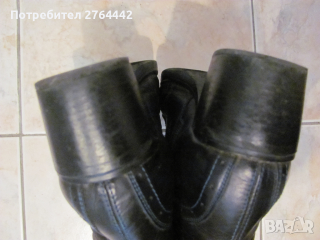 Кожени боти - 38 номер , снимка 3 - Дамски боти - 36281297