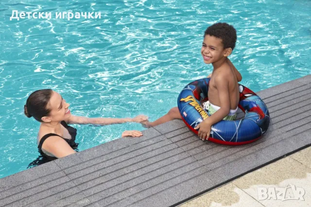 Детски надуваем пояс Bestway Спайдърмен, 56 см, PVC, за деца 3-6 г, снимка 6 - Надуваеми играчки - 49971103