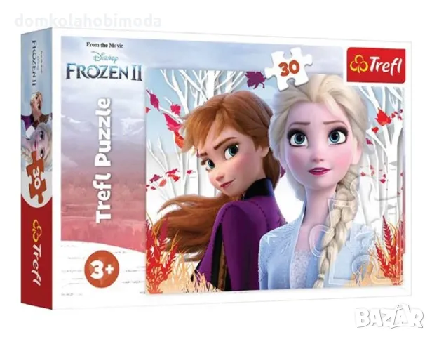 Пъзел Ана и Елза Trefl, 30 части 27х20 сантиметра