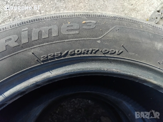 Единична гума 225 60 17 Ханкук Hankook 1 брой единичка. Нов внос. Не е нова., снимка 7 - Гуми и джанти - 53829619