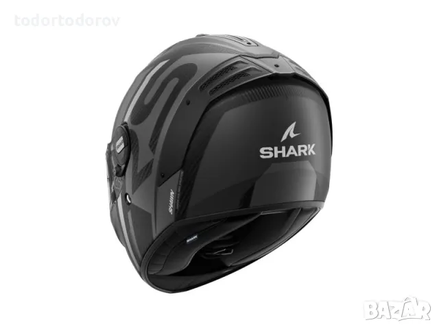 Топ Цена !Мото Каска SHARK Spartan RS CARBON SHAWN Matt Gray, снимка 3 - Аксесоари и консумативи - 48732340