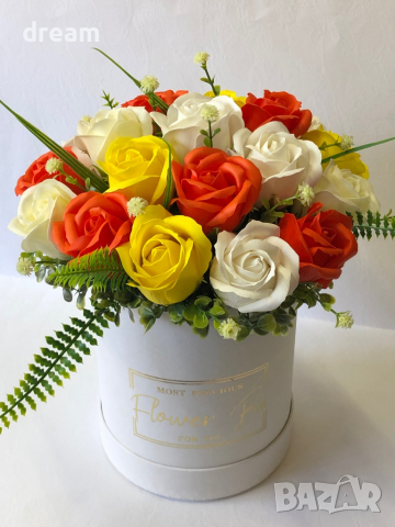 Кутия със сапунени рози, снимка 16 - Романтични подаръци - 35248273