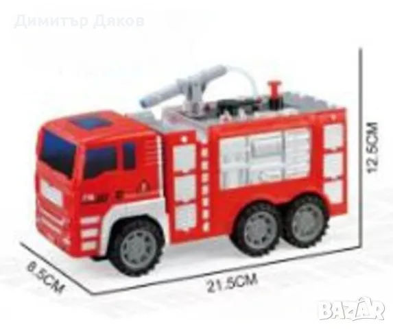 Комплект детски пожарни коли Fire Rescue, снимка 2 - Коли, камиони, мотори, писти - 48153761