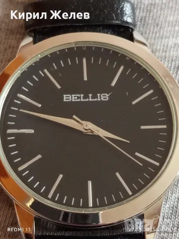 Чисто нов дамски часовник BELLIS QUARTZ с кожена каишка стилен дизайн 49820, снимка 3 - Дамски - 49661715