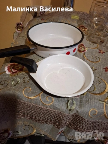 Емайлирани съдове , снимка 2 - Други ценни предмети - 53405422