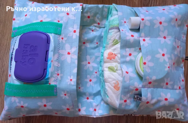 Несесер за пелени памперси ръчна изработка, снимка 6 - Пелени, памперси - 49459191
