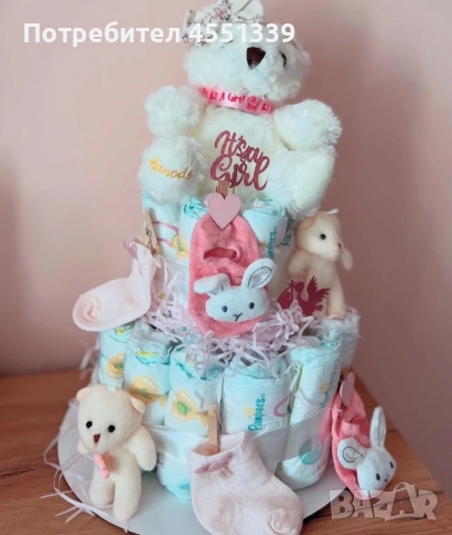 Торти от памперси 