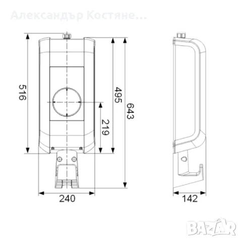 Зарядна станция KEBA 22KW Wallbox KeContact P30 - 6м кабел, снимка 5 - Аксесоари и консумативи - 47742509